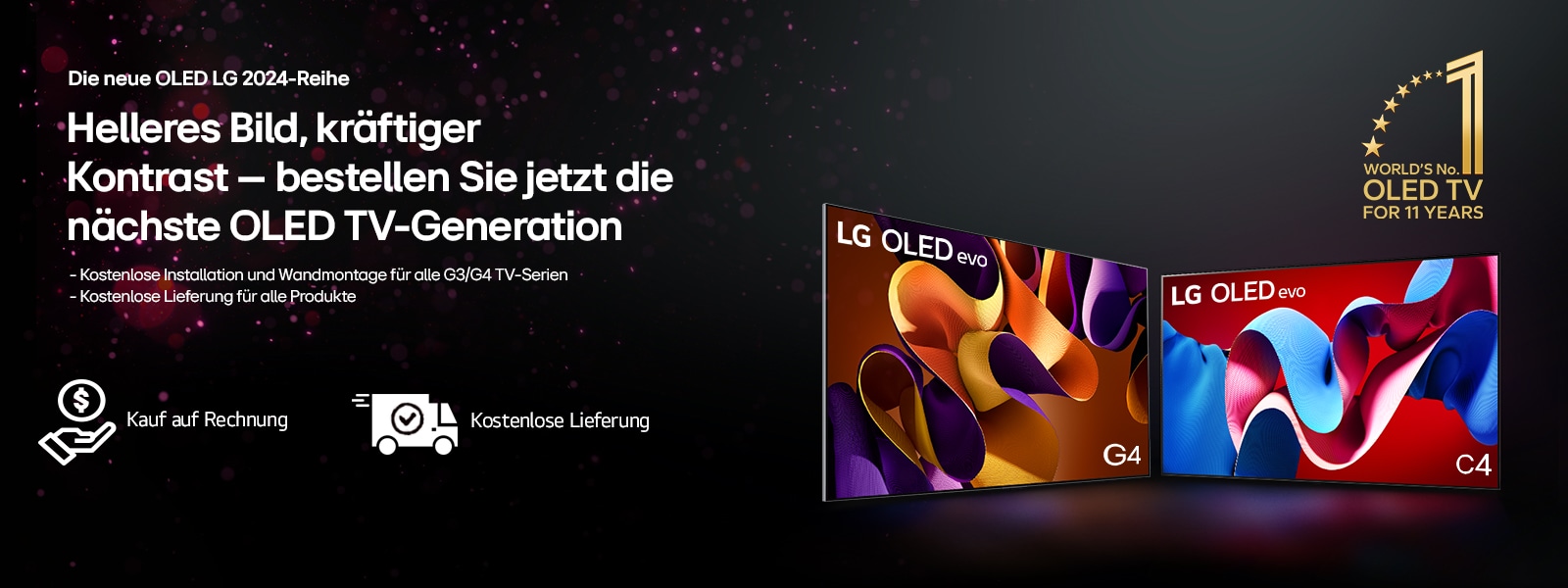 Helleres Bild, kräftiger Kontrast – bestellen Sie die nächste OLED-Evolution vor