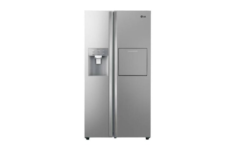 LG Side-by-Side | 614l Nutzinhalt | Edelstahl-Front | Festwasseranschluss, GS9166AEJZ