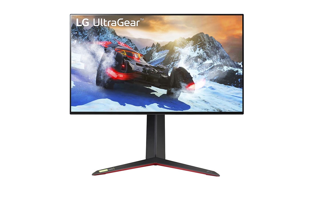 LG 27 Zoll UltraGear™ Gaming Monitor mit UHD 4K und Nano IPS 1ms (GtG), Front view, 27GP95RP-B