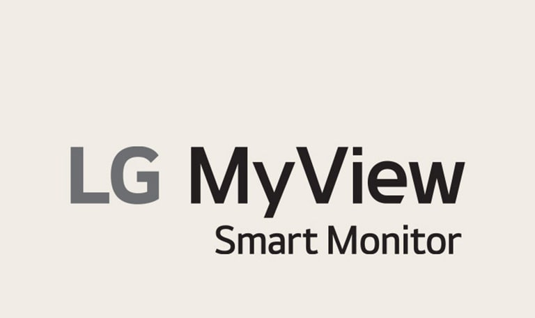 LG MyView Smart Monitor-Logo.	