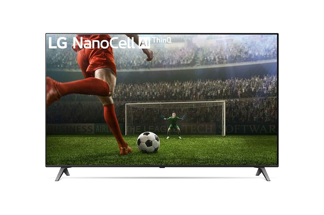 LG 49“ LG NanoCell TV, Vorderansicht mit eingefügtem Bild, 49SM8050PLC