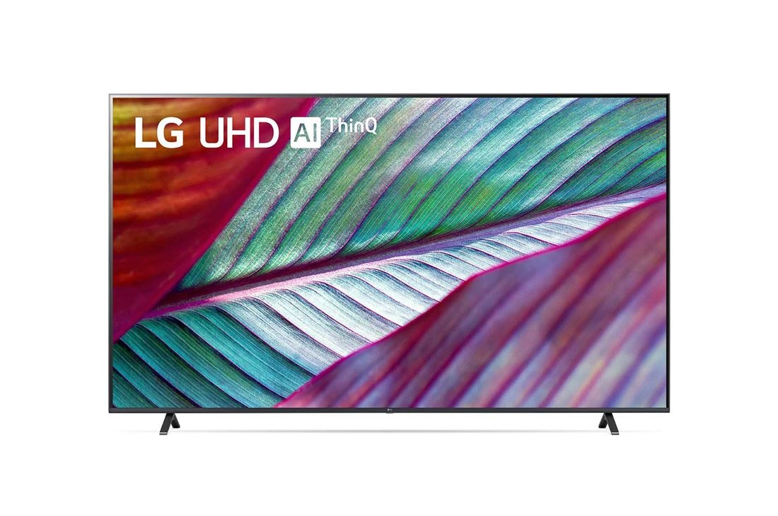 LG 86“ LG UHD TV, Eine Frontansicht des LG UHD TV, 86UR78006LB