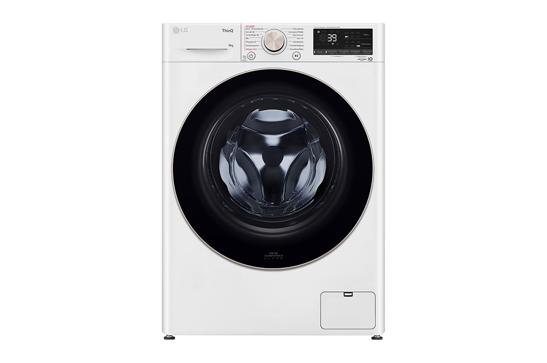 LG Waschmaschine | 8kg | AI DD™ | Steam | LG F4WV708P1R, front, F4WV708P1R