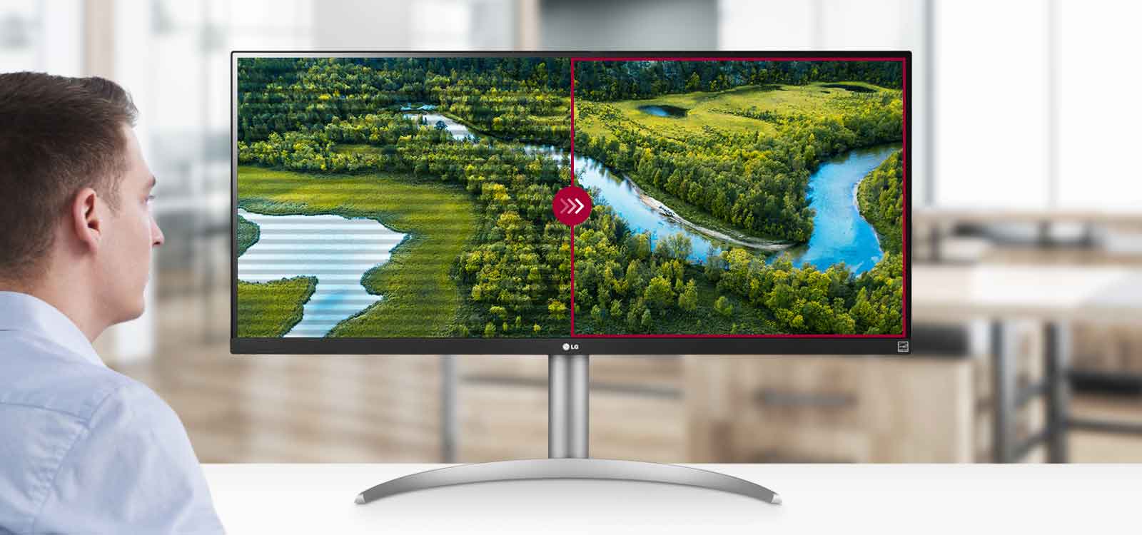 LG 34'' 21:9 UltraWide™ 全高清IPS 显示器，配备AMD FreeSync™ | LG