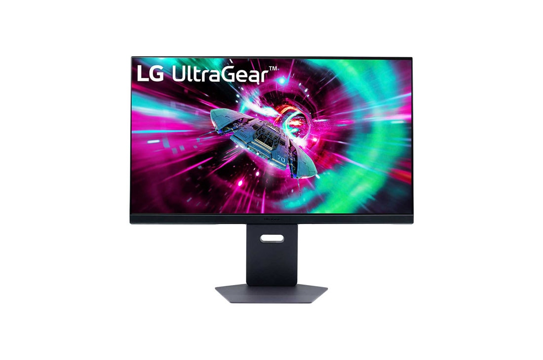 LG 32” LG UltraGear™ UHD  144Hz 刷新率电竞显示器, front view, 32GS94U-B