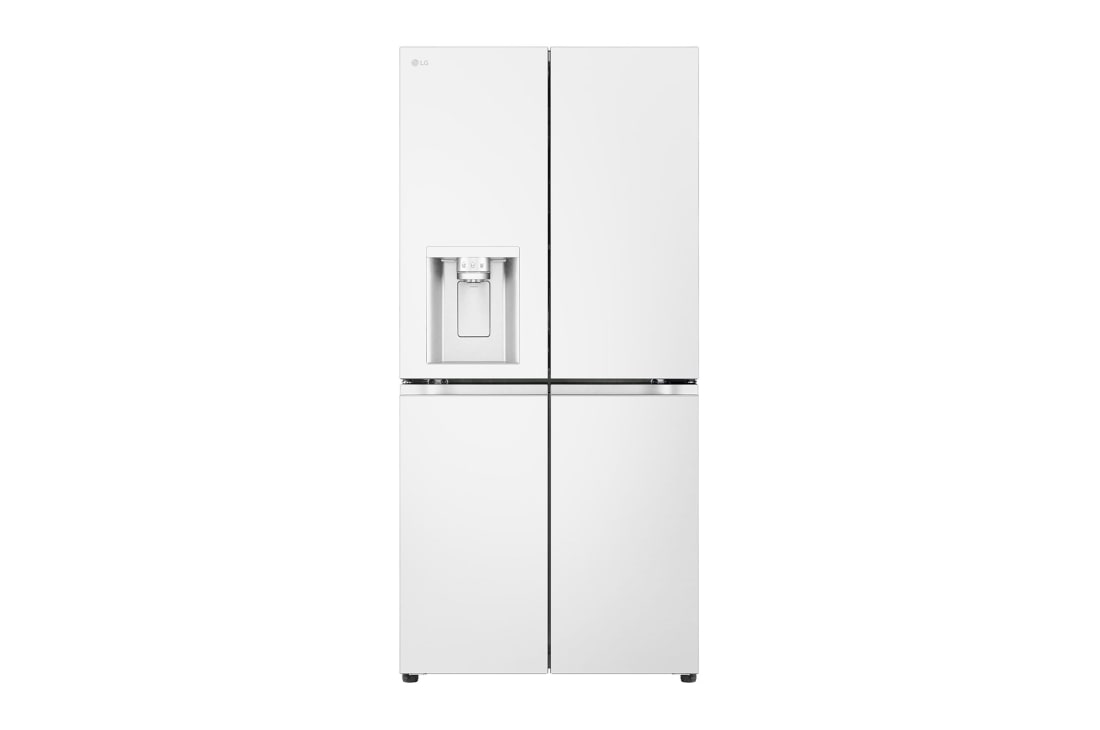 LG 506L 制冰冰箱 十字四门 精华白, Front, F544MEH62D