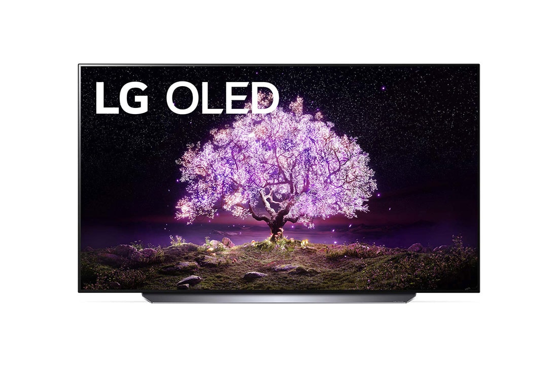 LG 65'' LG OLED 4K TV - C1, 正面视图, OLED65C1PCB