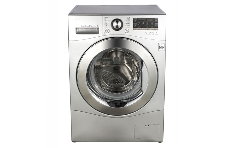 LG WD-T14426D滚筒洗衣机, 8KG 奢华银–LG洗衣机官网