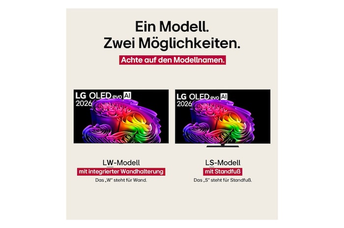 Der LG OLED evo AI G6 zeigt eine lebendige Sonnenuntergangsszene über dem Ozean, mit einer Soundbar und einem Lautsprecher unter dem Bildschirm, die einen ruhigen und stimmungsvollen Wohnbereich aufwerten.