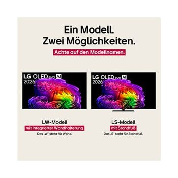 Der LG OLED evo AI G6 zeigt eine lebendige Sonnenuntergangsszene über dem Ozean, mit einer Soundbar und einem Lautsprecher unter dem Bildschirm, die einen ruhigen und stimmungsvollen Wohnbereich aufwerten.