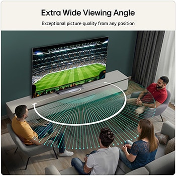 Extra wide viewing angle