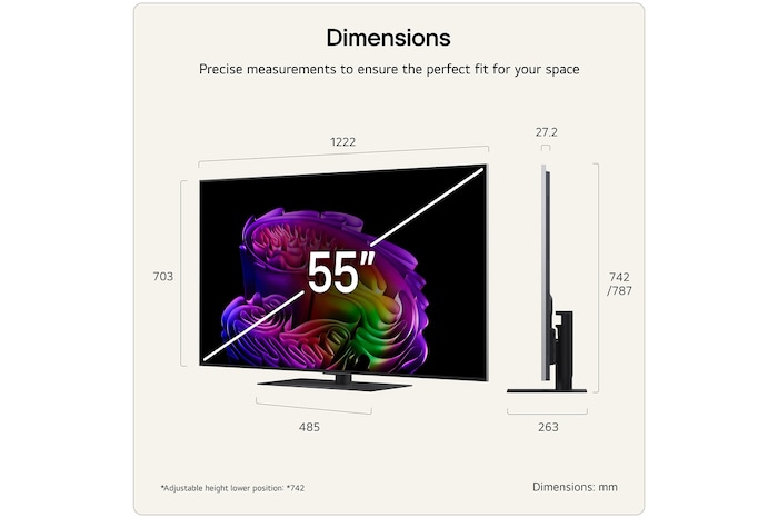 55 Inch LG OLED evo AI G6 4K Smart TV 2026