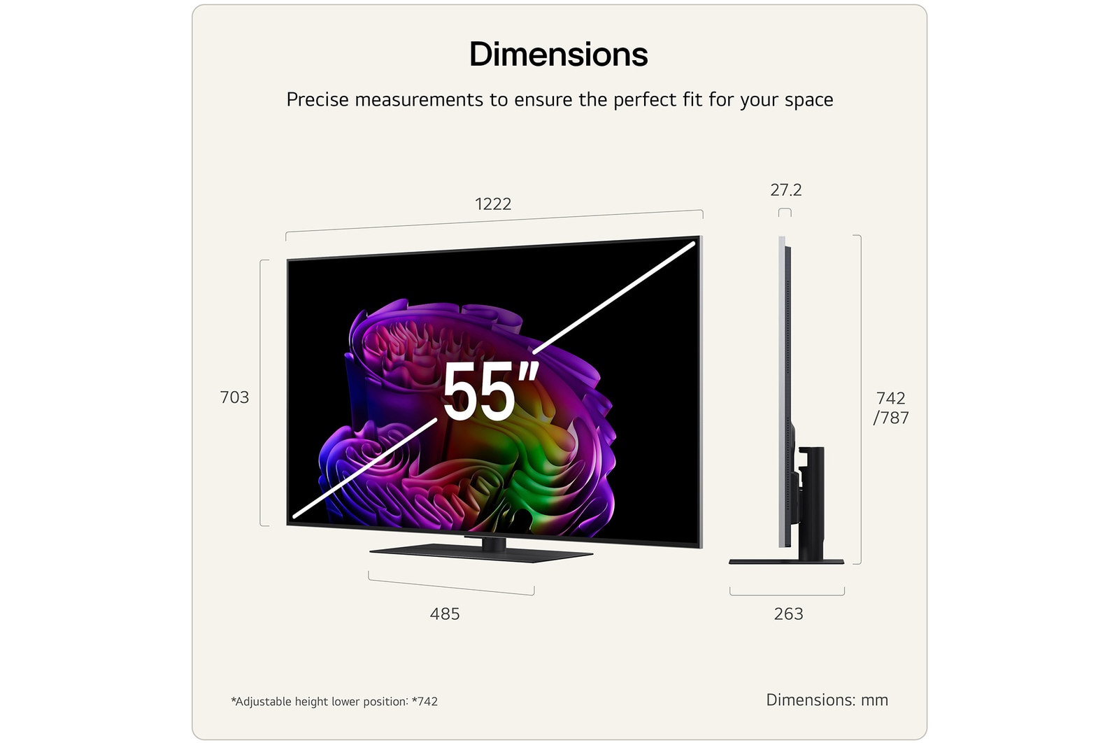 55 Inch LG OLED evo AI G6 4K Smart TV 2026