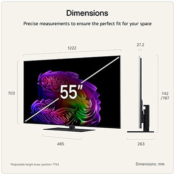 55 Inch LG OLED evo AI G6 4K Smart TV 2026