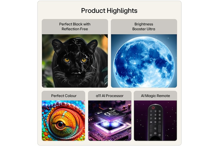 65 Inch LG OLED evo AI G6 4K Smart TV 2026