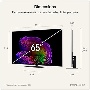 65 Inch LG OLED evo AI G6 4K Smart TV 2026