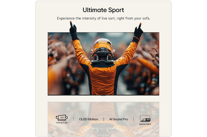 65 Inch LG OLED evo AI G6 4K Smart TV 2026