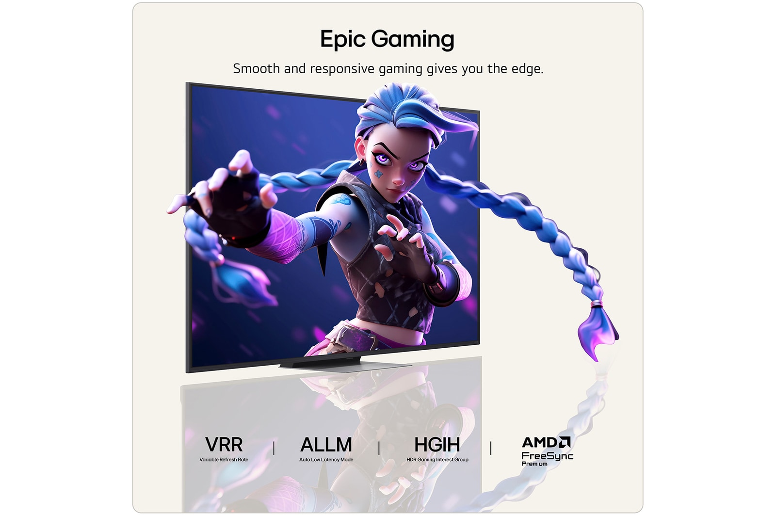 LG 65 inch LG QNED evo AI QNED87 Mini LED 4K Smart TV 2026, 65QNED87B6A