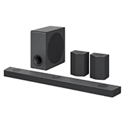 LG 9.1.5 Dolby Atmos® soundbar mit 810 Watt | kabelloser Subwoofer | 3-Way-Upfiring-Rücklautsprecher | LG DS95QR, DS95QR