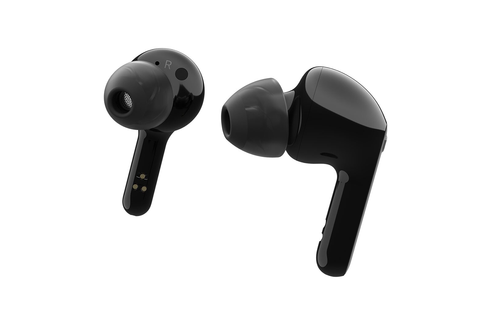 LG TONE Free FN7 | schwarz | Wireless Earbuds mit MERIDIAN-Sound und ANC, HBS-FN7 Black