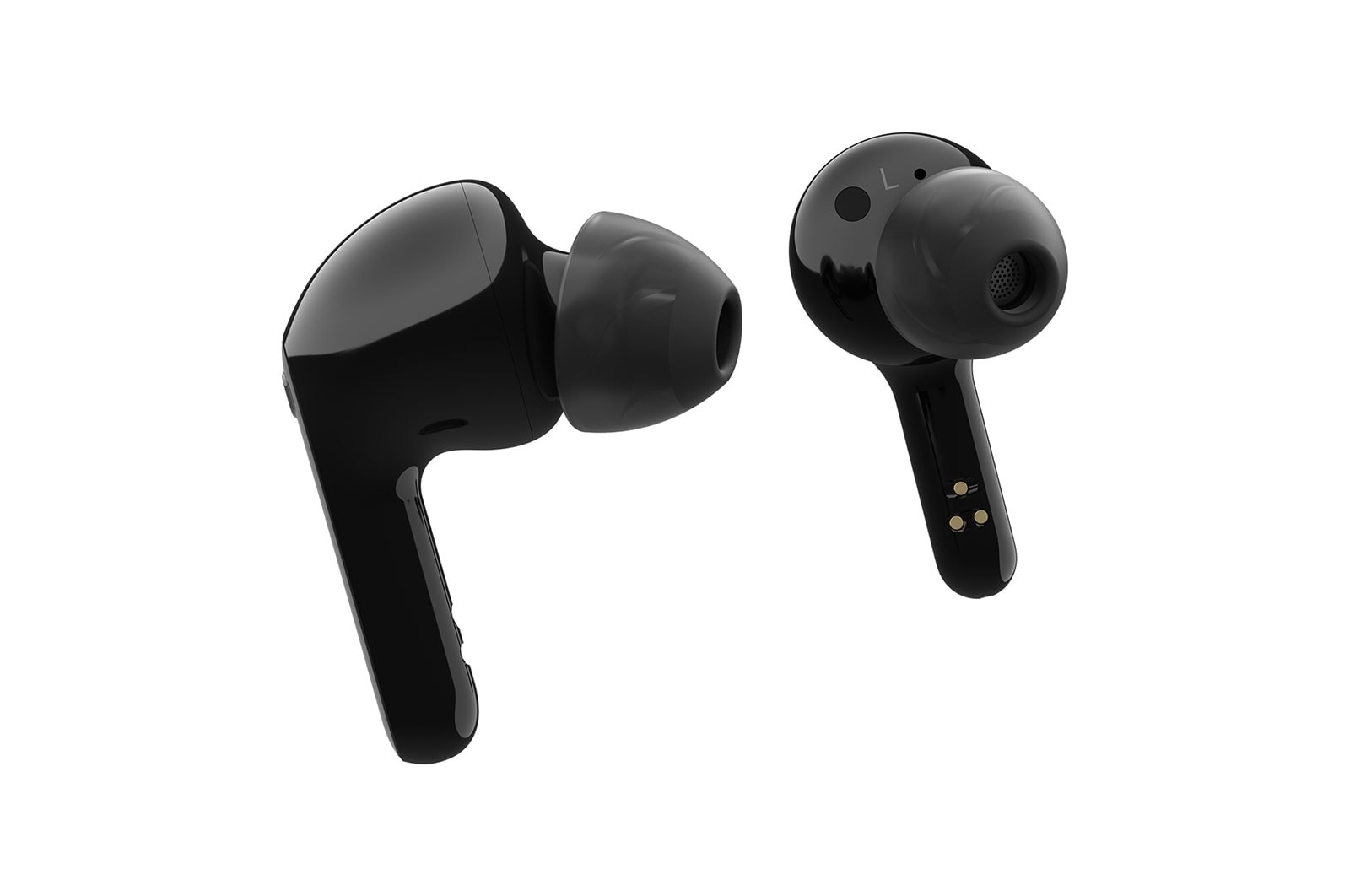 LG TONE Free FN7 | schwarz | Wireless Earbuds mit MERIDIAN-Sound und ANC, HBS-FN7 Black