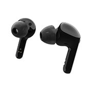 LG TONE Free FN7 | schwarz | Wireless Earbuds mit MERIDIAN-Sound und ANC, HBS-FN7 Black