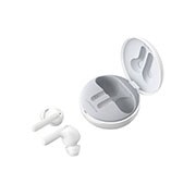 LG TONE Free FN7 | weiß | Wireless Earbuds mit MERIDIAN-Sound und ANC | LG HBS-FN7, HBS-FN7 White