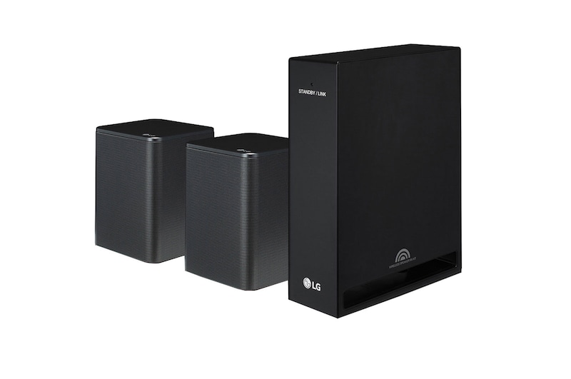 LG 2.0 Rücklautsprecher mit 140 Watt | Kompatibel zu den Soundbars SK10Y, SK9Y und der 2019er SL Serie | Wireless-Anbindung, SPK8