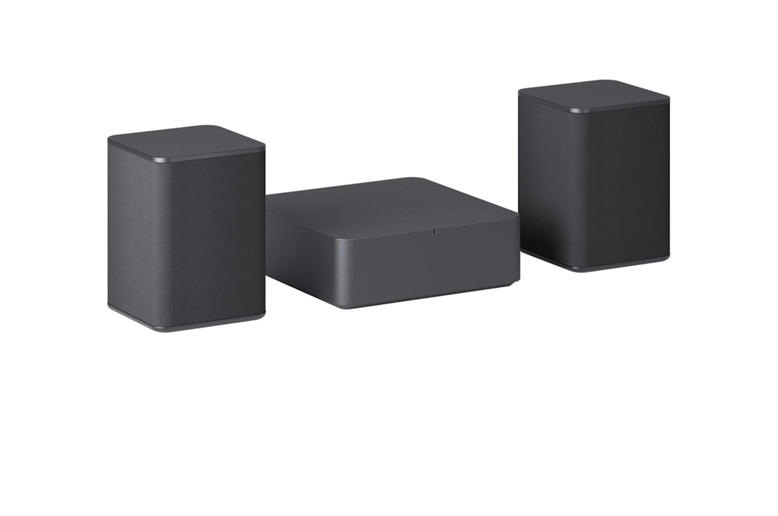 LG 2.0 Rücklautsprecher mit 140 Watt | Kompatibel mit Soundbars DS90QY und DS80QY | Wireless-Anbindung | LG SPQ8-S, SPQ8-S