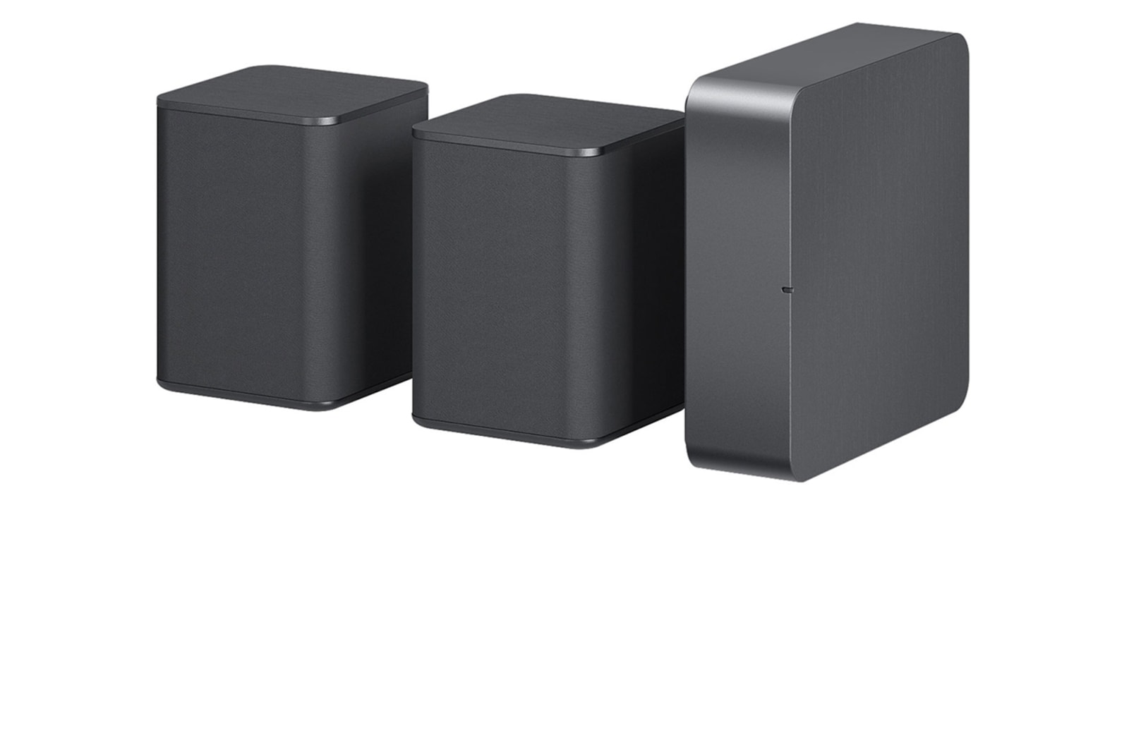LG 2.0 Rücklautsprecher mit 140 Watt | Kompatibel mit Soundbars DS90QY und DS80QY | Wireless-Anbindung | LG SPQ8-S, SPQ8-S