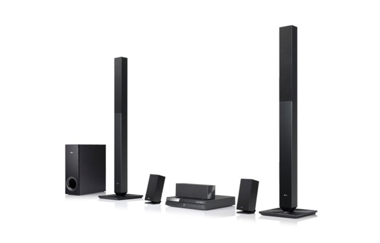 LG 3D-Blu-ray 5.1 Heimkinosystem mit LG Smart TV, 7-Wege-Equalizer und umfangreicher Formatunterstützung, BH6420P