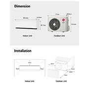 LG DUALCOOL S1 DELUXE, 4,2kW, Energieeffizienz A+++/A++ (Skala A+++ bis D), H12S1D