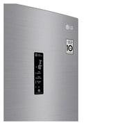 LG Kühl-Gefrierkombination | D | 341 Liter Nutzinhalt | LINEARCooling™ | DoorCooling+™ | Total No Frost | SmartThinQ™, GBB61PZFFN