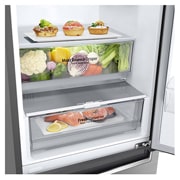 LG Kühl-Gefrierkombination | D | 341 Liter Nutzinhalt | LINEARCooling™ | DoorCooling+™ | Total No Frost | SmartThinQ™, GBB61PZFFN
