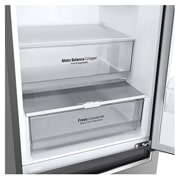 LG Kühl-Gefrierkombination | D | 341 Liter Nutzinhalt | LINEARCooling™ | DoorCooling+™ | Total No Frost | SmartThinQ™, GBB61PZFFN