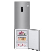 LG Kühl-Gefrierkombination | D | 341 Liter Nutzinhalt | LINEARCooling™ | DoorCooling+™ | Total No Frost | SmartThinQ™, GBB61PZFFN