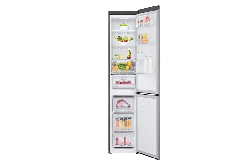 LG Kühl-Gefrierkombination | D | 341 Liter Nutzinhalt | LINEARCooling™ | DoorCooling+™ | Total No Frost | SmartThinQ™, GBB61PZFFN