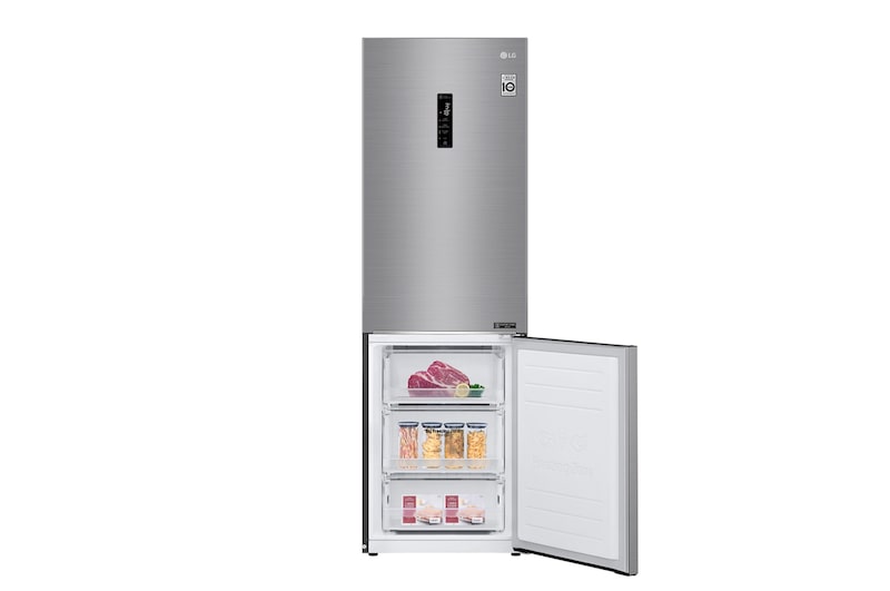 LG Kühl-Gefrierkombination | D | 341 Liter Nutzinhalt | LINEARCooling™ | DoorCooling+™ | Total No Frost | SmartThinQ™, GBB61PZFFN