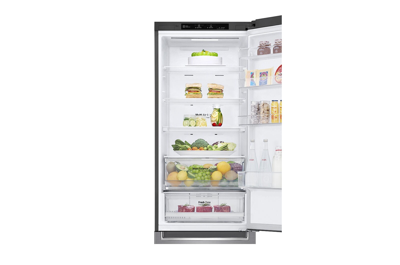 LG Kühl-Gefrierkombination | D | 384 Liter Nutzinhalt | LINEARCooling™ | FRESHConverter™ | SmartThinQ™, GBB62PZGFN