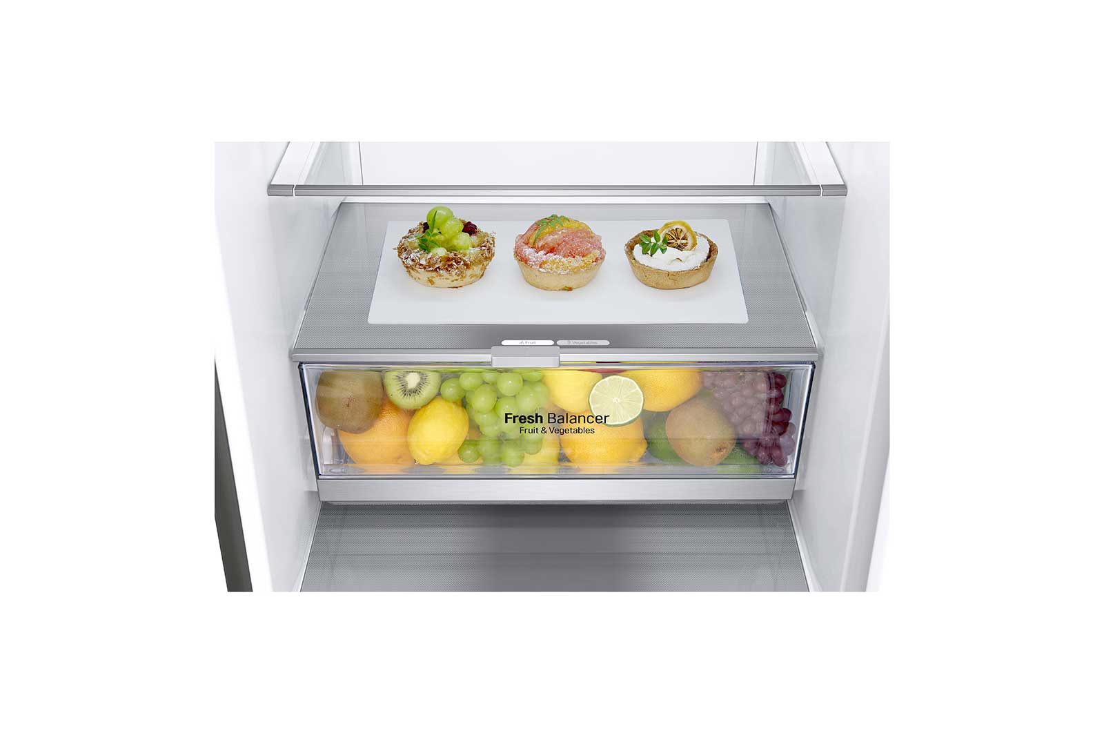 LG Kühl-Gefrierkombination | D | 384 Liter Nutzinhalt | LINEARCooling™ | DoorCooling+™ | Total No Frost, GBB72PZEXN