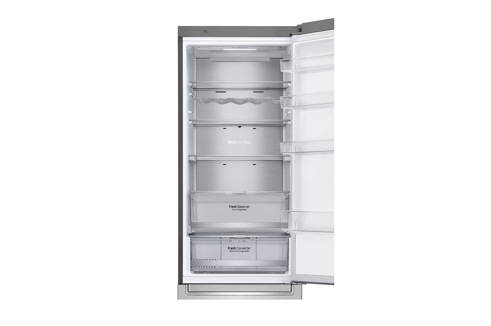 LG Kühl-Gefrierkombination | D | 384 Liter Nutzinhalt | LINEARCooling™ | DoorCooling+™ | Total No Frost, GBB72SADXN