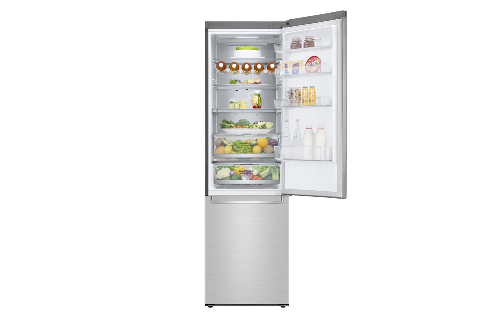 LG Kühl-Gefrierkombination | 384 Liter Nutzinhalt | Total No Frost | DoorCooling+™ | Wi-Fi-Funktion | Express Freeze , GBB92STABP