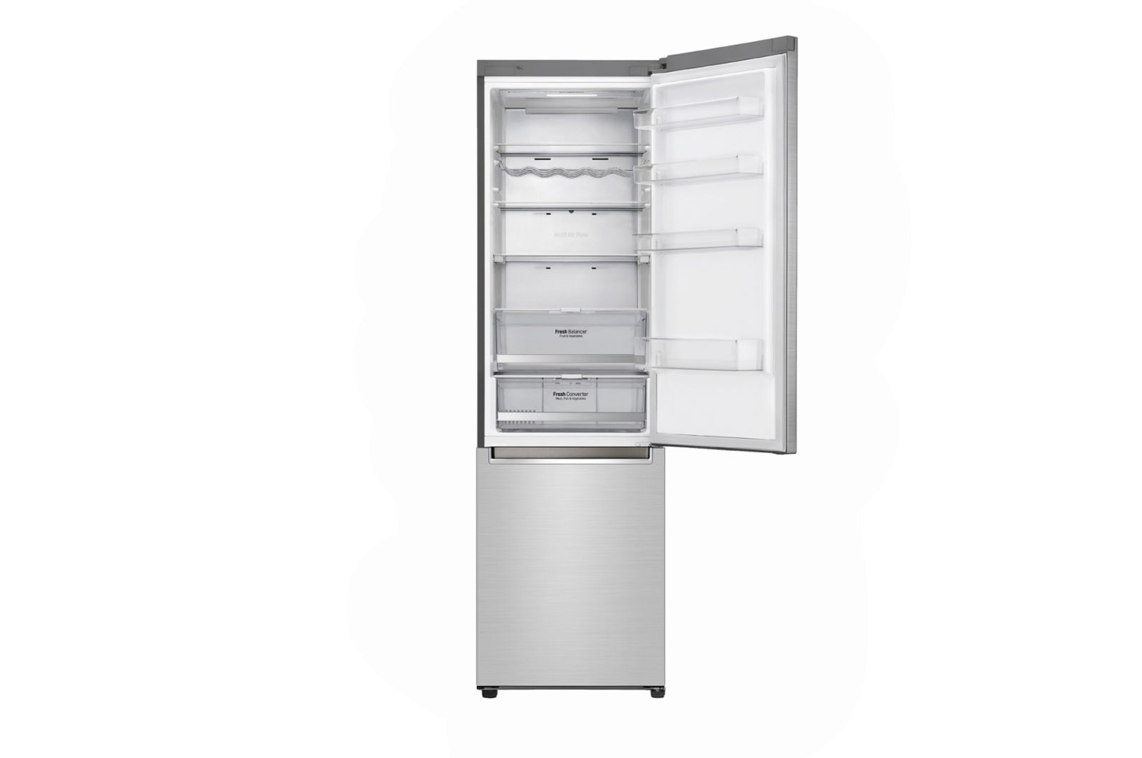 LG Kühl-Gefrierkombination | D | 384 Liter Nutzinhalt | LINEARCooling™ | DoorCooling+™ | Total No Frost, GBB92STAXP