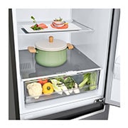 LG Kühl-Gefrierkombination | D | 341 Liter Nutzinhalt | LINEARCooling™ | Express Cooling und Express Freeze, GBP61DSPGN