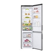 LG Kühl-Gefrierkombination | 384 Liter Nutzinhalt | Energieeffizienzklasse A | Platinum Silber | Inverter Linear Kompressor | LG GBP62PZNAC, GBP62PZNAC