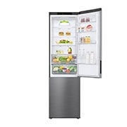 LG Kühl-Gefrierkombination | 384 Liter Nutzinhalt | Energieeffizienzklasse A | Platinum Silber | Inverter Linear Kompressor | LG GBP62PZNAC, GBP62PZNAC