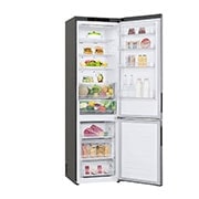 LG Kühl-Gefrierkombination | 384 Liter Nutzinhalt | Energieeffizienzklasse A | Platinum Silber | Inverter Linear Kompressor | LG GBP62PZNAC, GBP62PZNAC