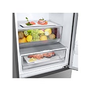 LG Kühl-Gefrierkombination | 384 Liter Nutzinhalt | Energieeffizienzklasse C | Edelstahl | 203cm hoch | Smart Inverter Compressor®️ | GBP62PZNCC1, GBP62PZNCC1