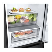 LG Door Cooling+: bis zu 32% schnellere und gleichmäßige Kühlung | 344 l Fassungsvermögen | Total No Frost | Smart Inverter Compressor | Größeres Kühl- und Gefrierfach | 35 dB - der leiseste Kühlschrank, GBV3100CEP