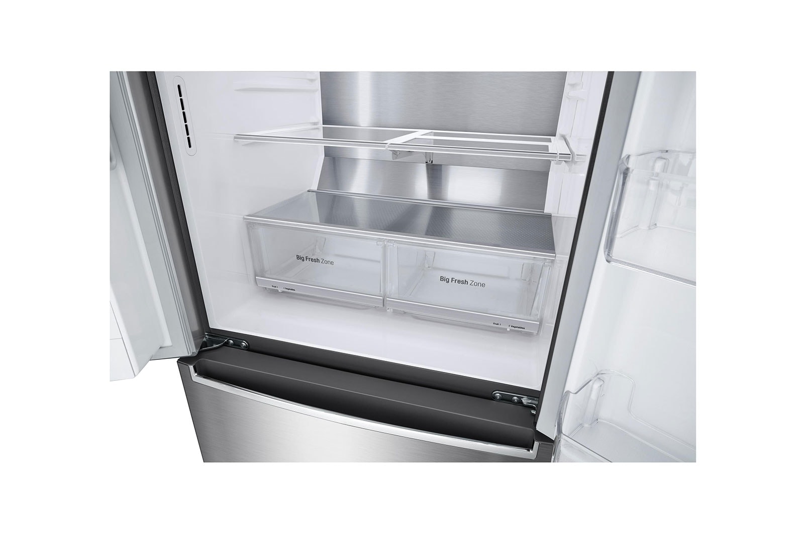 LG Slim Fit Multi-Door mit Eis-, Crushed Ice- und Wasserspender I 517 Liter Kapazität I Energieeffizienzklasse F I Edelstahl I GML643PZ6F, GML643PZ6F